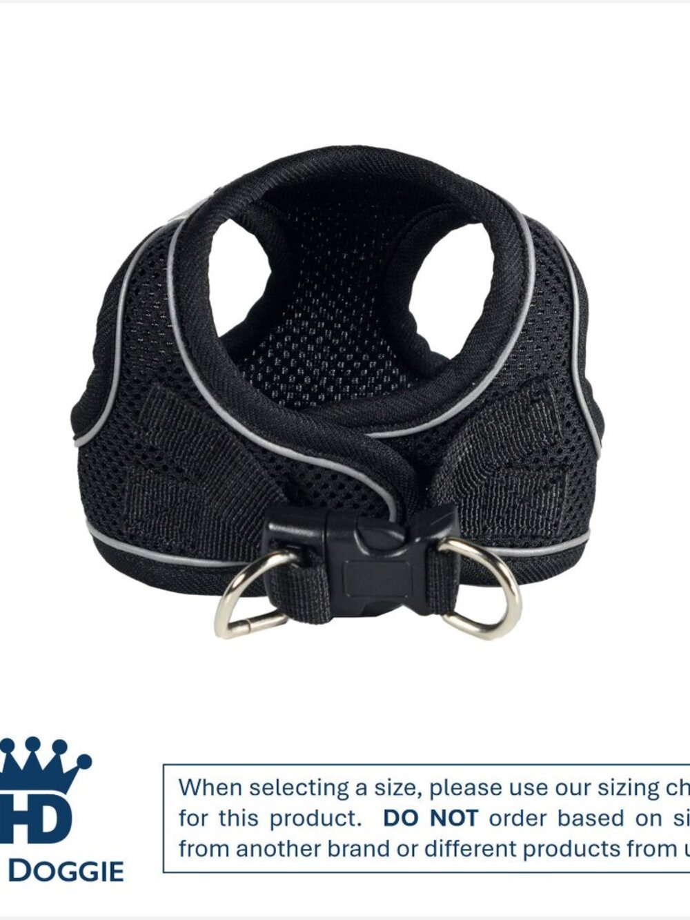 EZ‎ Reflective Harness Vest - Black